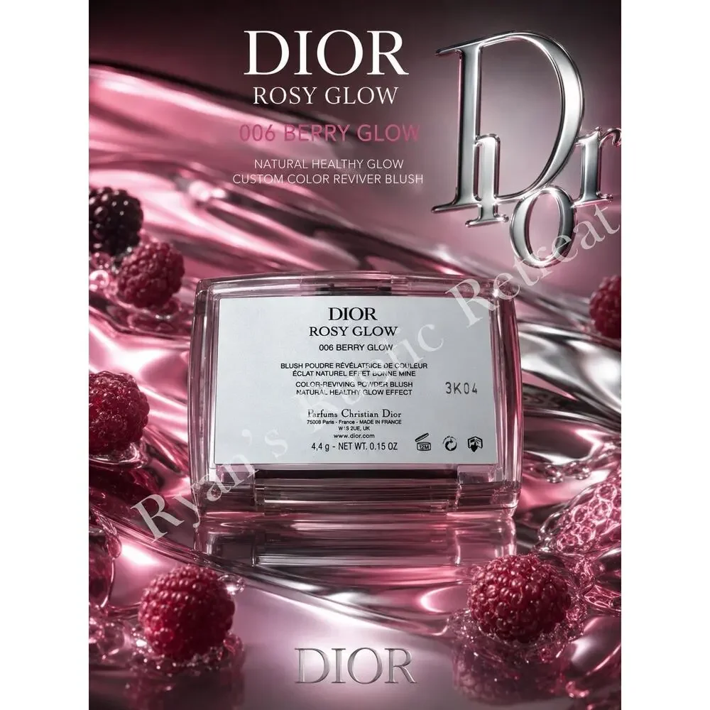 Dior Rosy Glow Powder Blush 006 Berry 0.15 oz NEW